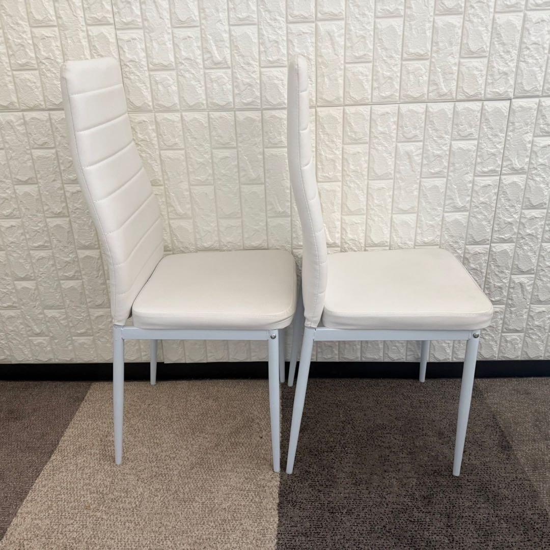 東京23区配送無料✨レイブン　4人掛けダイニングテーブルセット　ガラス　美品