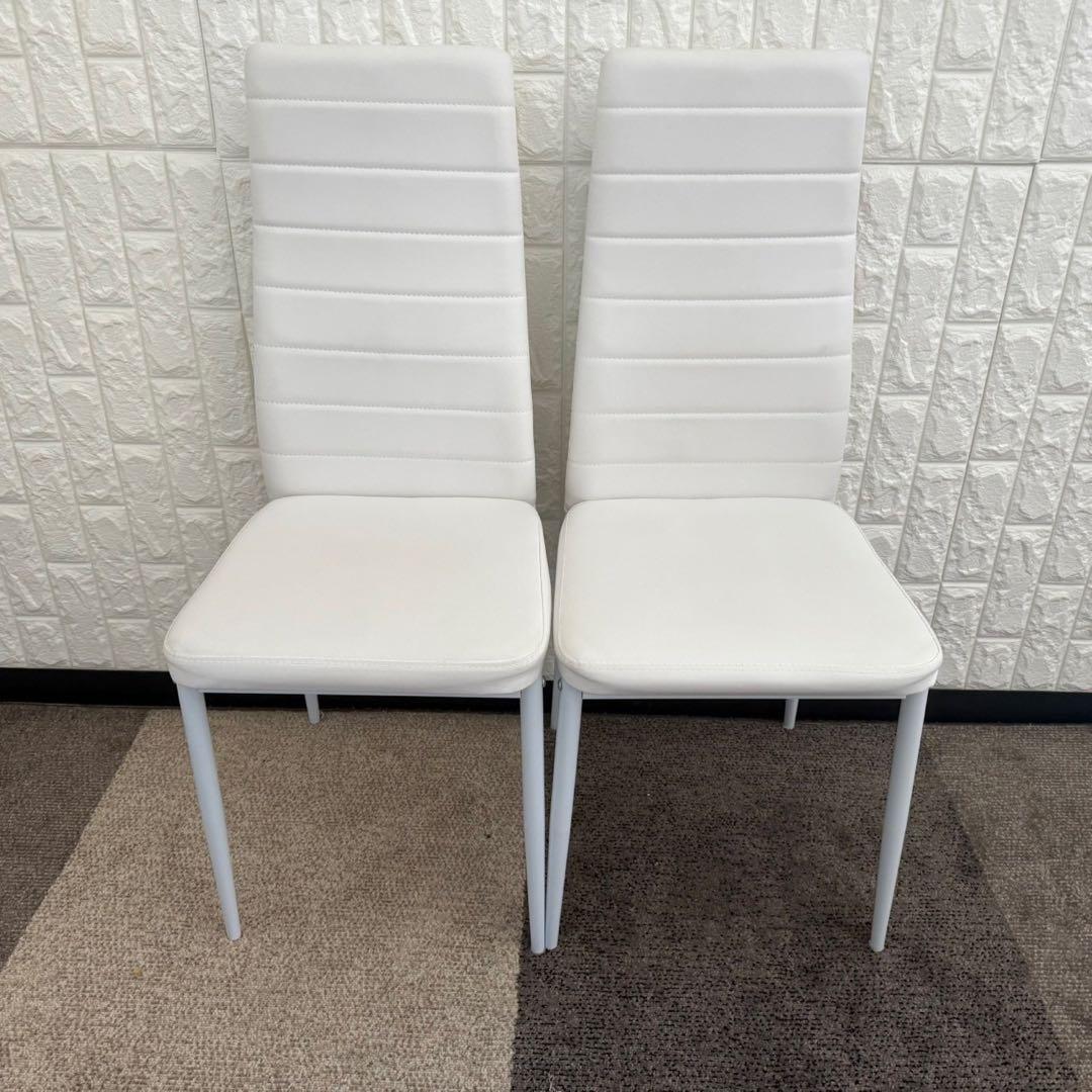 東京23区配送無料✨レイブン　4人掛けダイニングテーブルセット　ガラス　美品