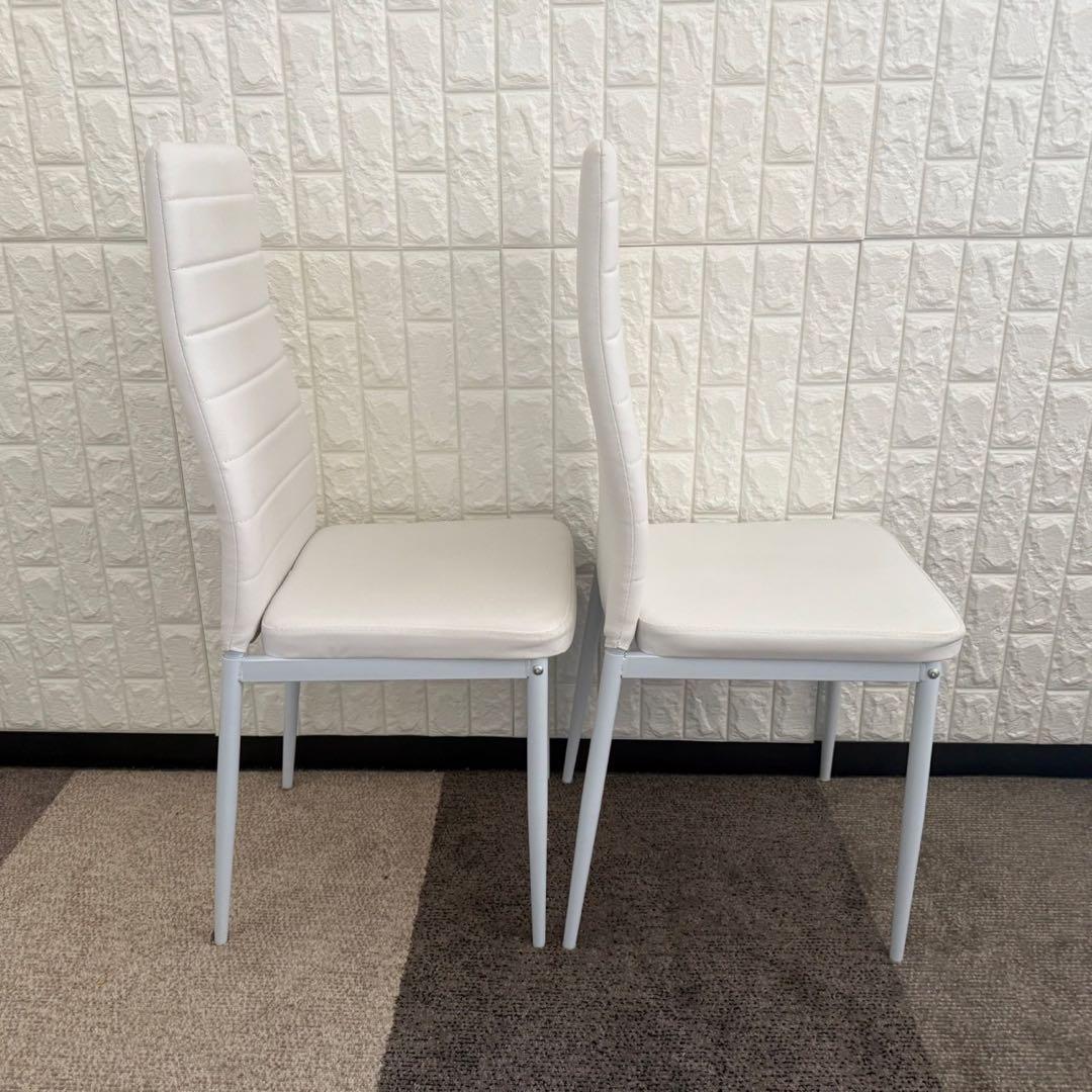 東京23区配送無料✨レイブン　4人掛けダイニングテーブルセット　ガラス　美品