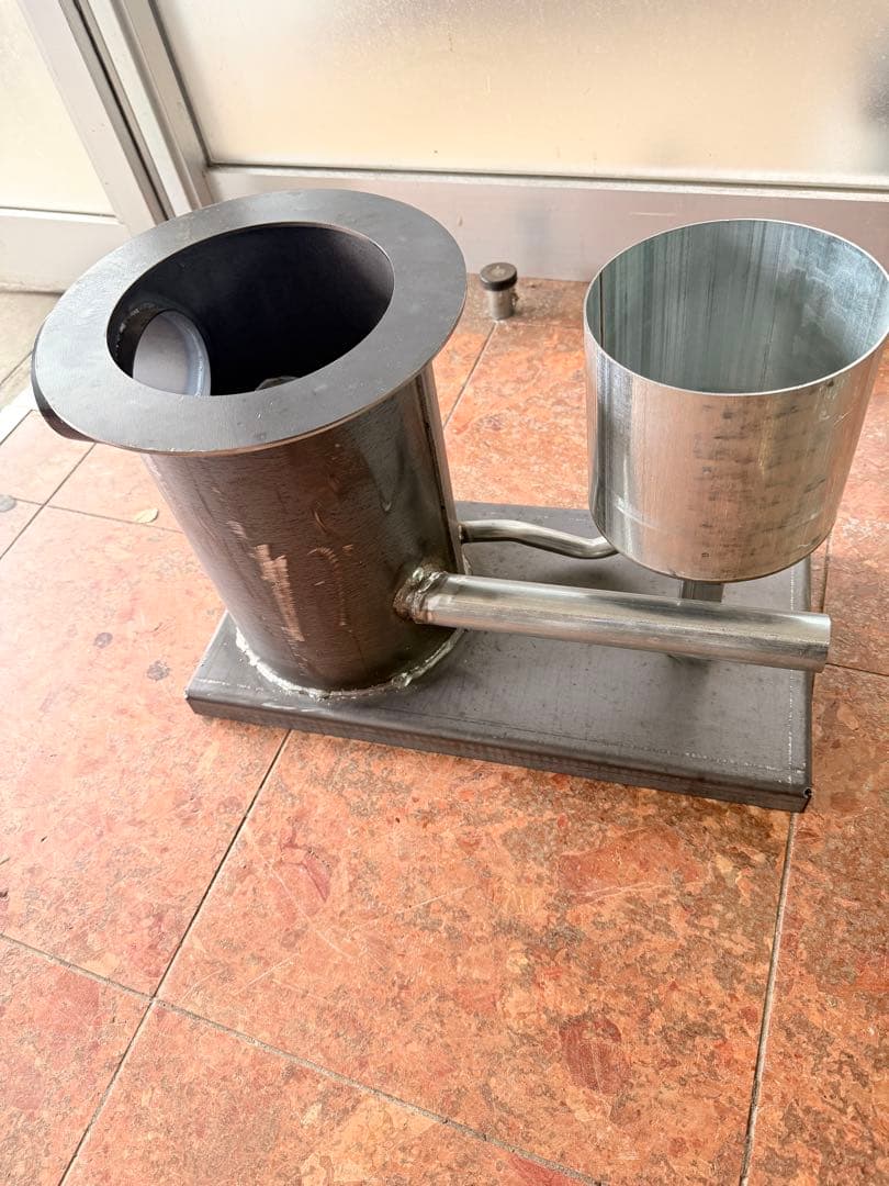 廃油ストーブ 耐熱塗装無し 送風機付き