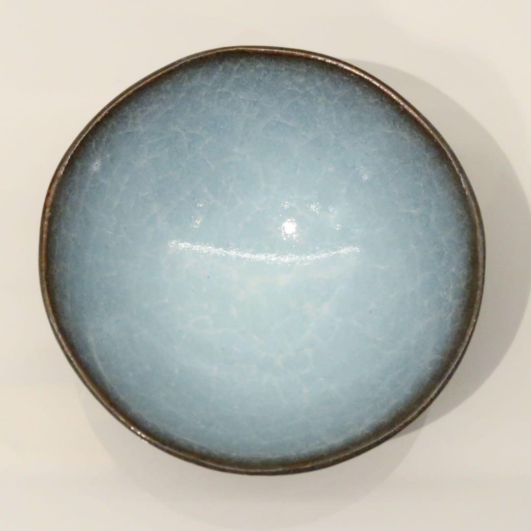茶道具】猪飼祐一作 青磁 盃