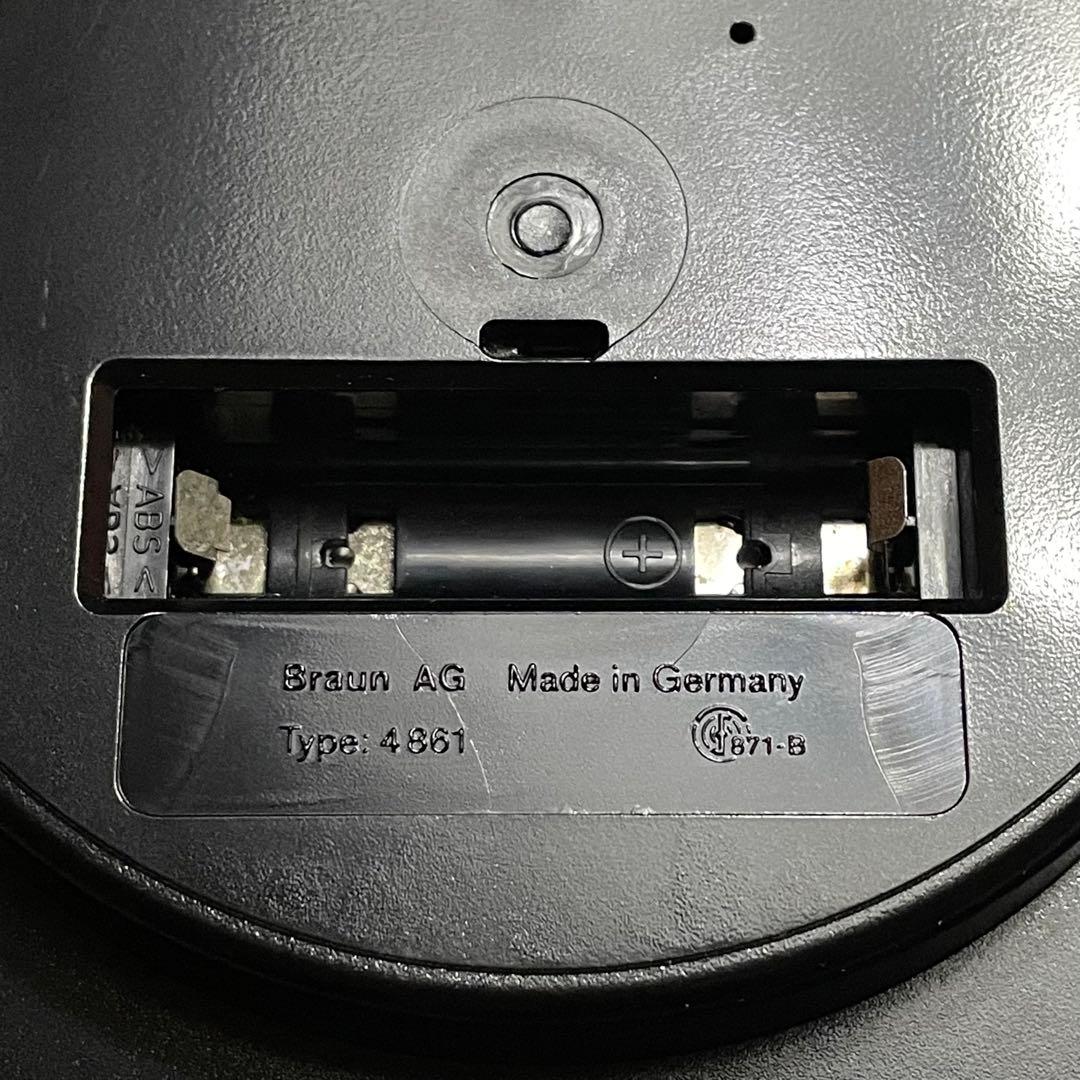 BRAUN Wall Clock Type 4861 ブラウン 壁時計 ブラック