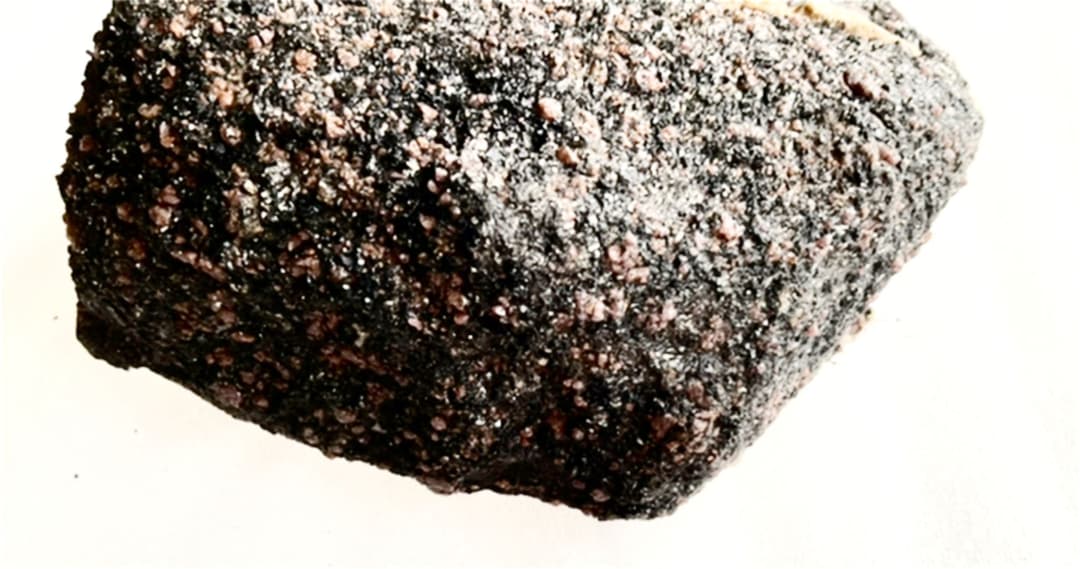 再度お値下げしました 希少 南極の石 黒にピンクの粒入り 南極