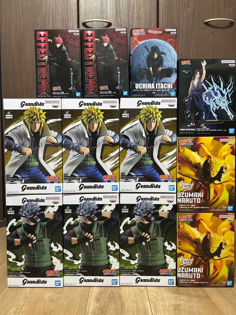NARUTO 疾風伝 サスケ イタチ フィギュア プライズ ナルト Grandista