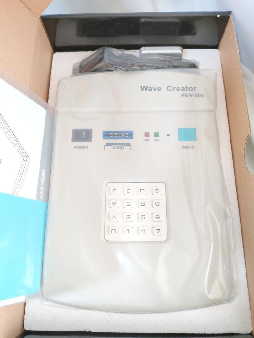 新品 ウェーブクリエイター パワーウェーブ セット コード表付 波動転写器