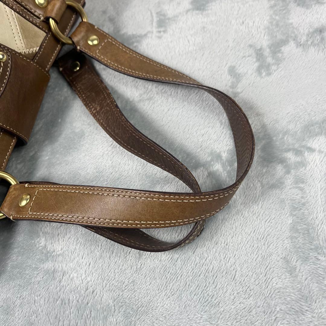 バッグ Coach Legacy Hand Bag Patchwork