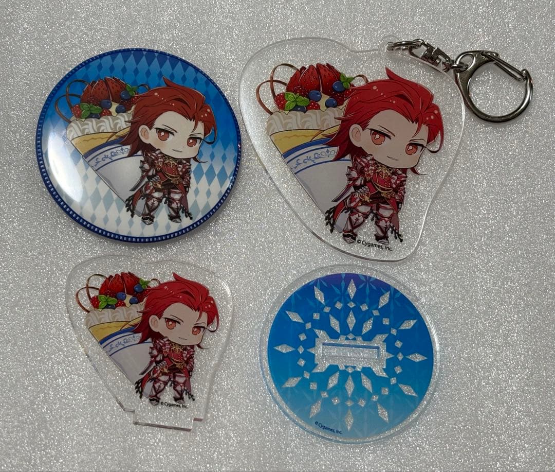 グラブル キャラクレ アクスタ 缶バッジ アクキー パーシヴァル 3点