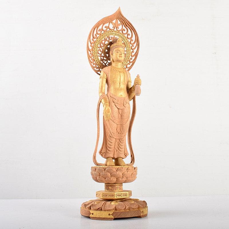 仏教美術 時代 木彫刻 観音菩薩像