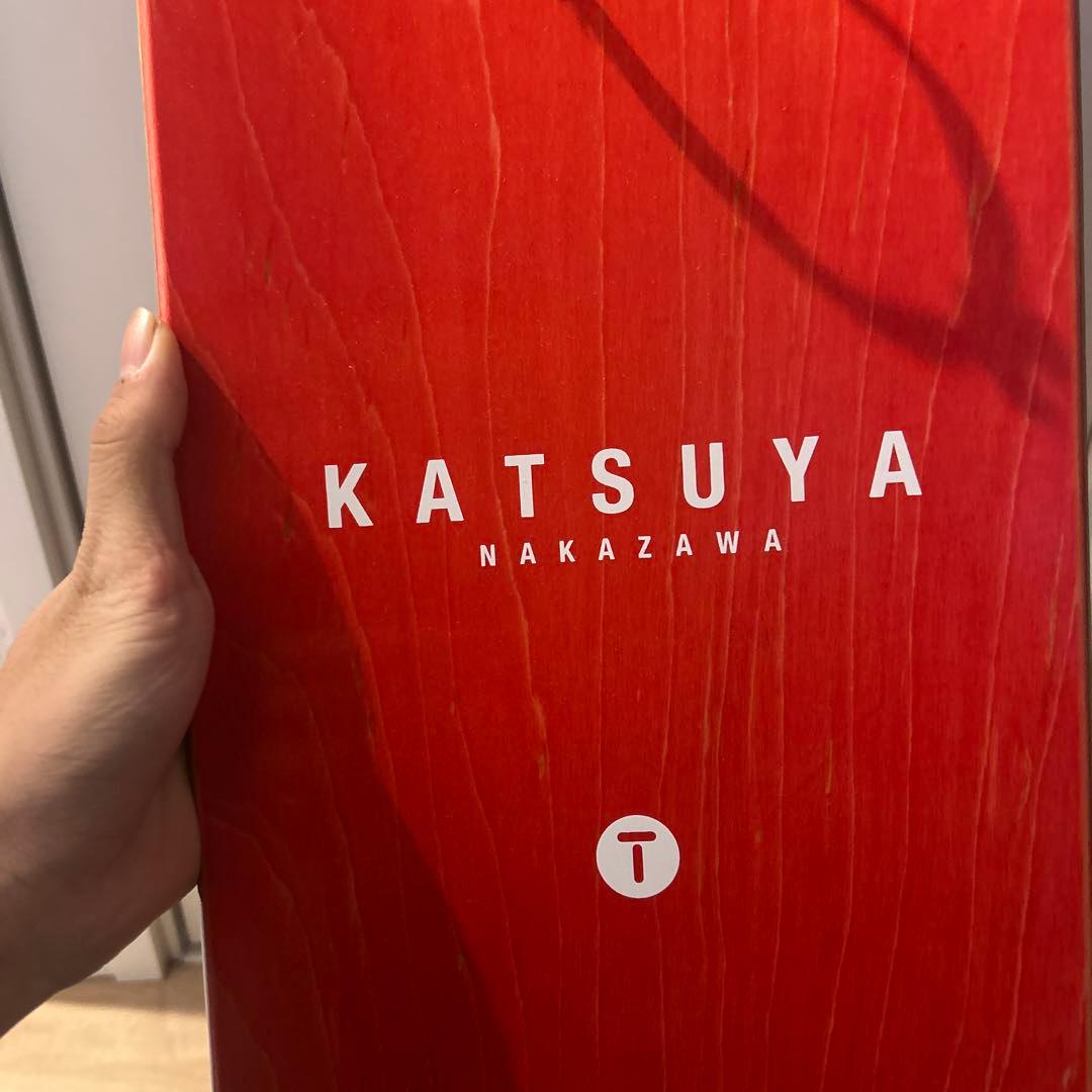 かつや本人直筆サイン！中澤克也モデル Timber スケボーデッキ 8.25