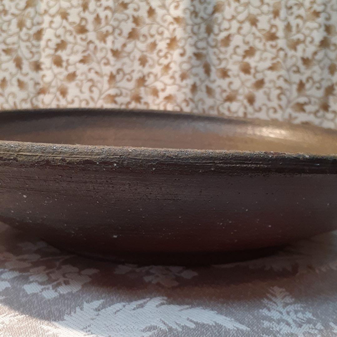 故、石田陶春作焼締め大鉢