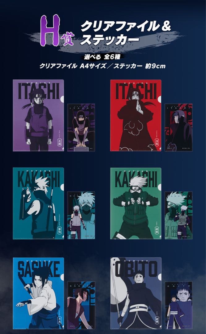 一番くじ NARUTO-ナルト- 疾風伝 心を写す赤き瞳 1ロット