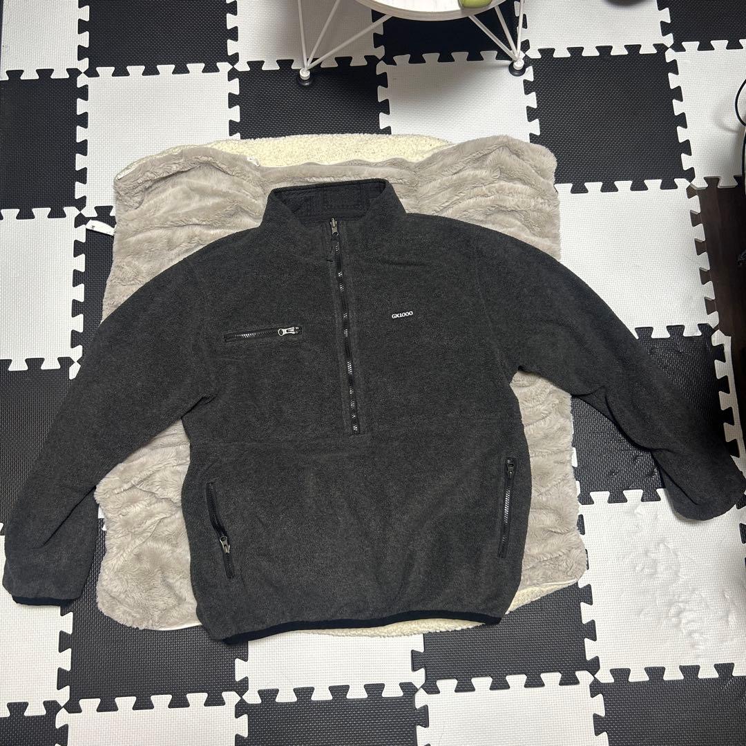 GX1000 黒 フリースジャケット スケートブランド