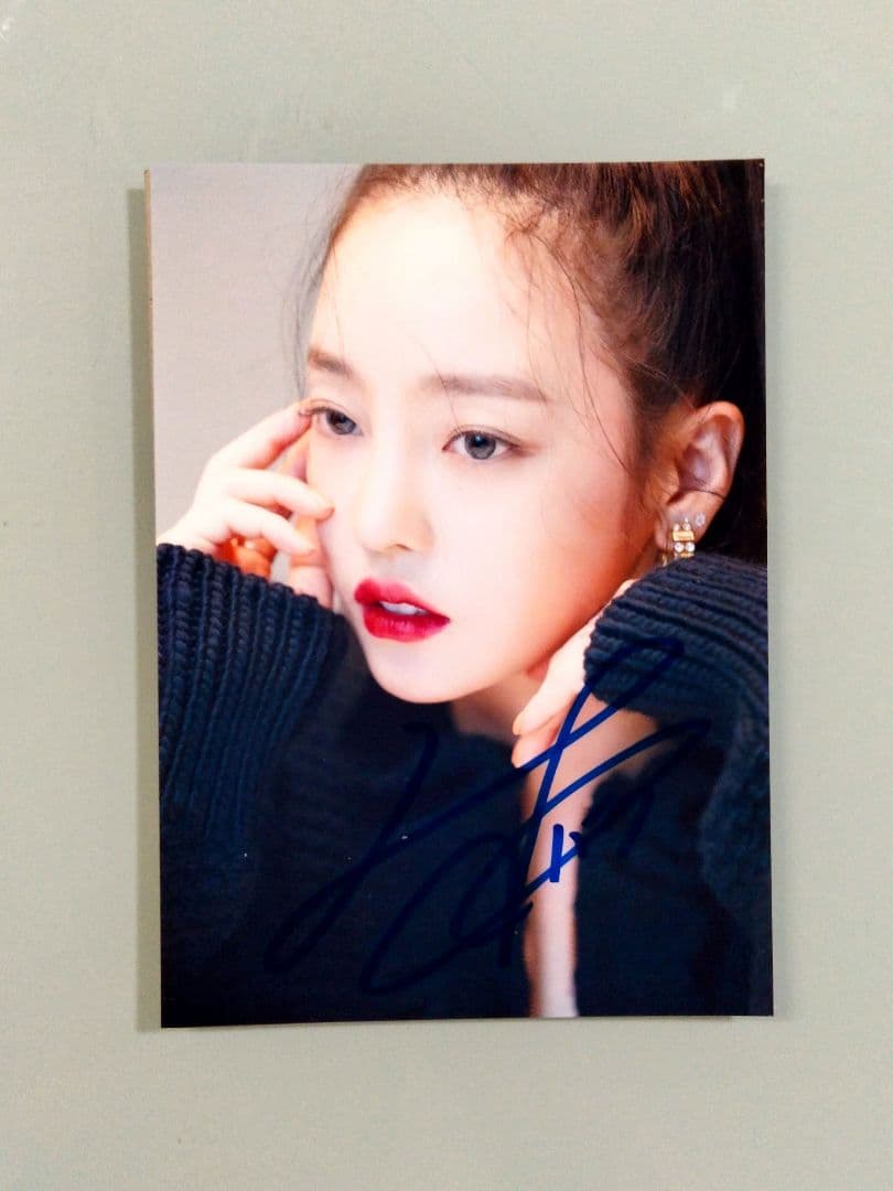 ク・ハラ直筆サイン入り2Lサイズ写真 Hara…KARA元メンバー…ワンピース