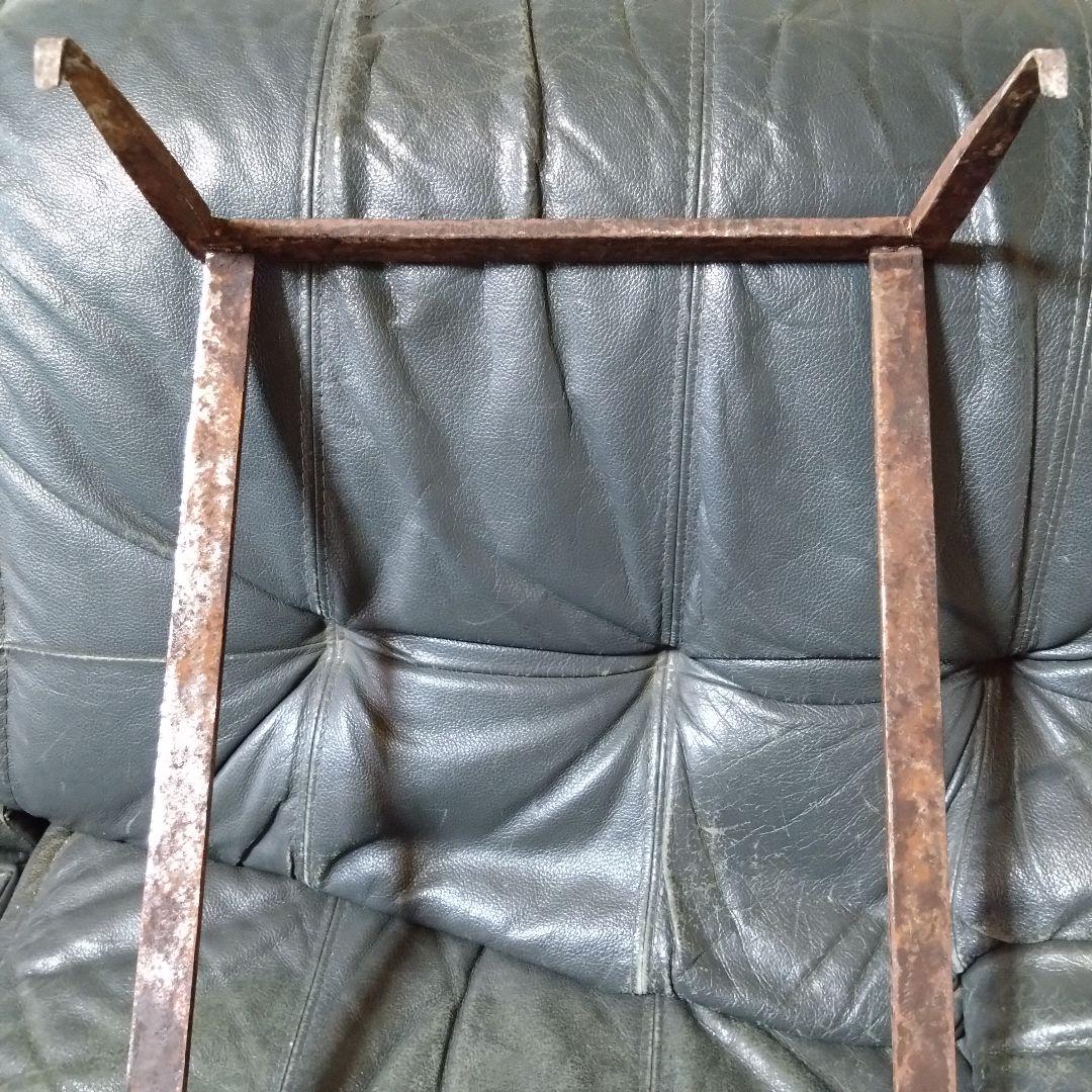 吉原型 五徳 【特大】 長火鉢用 レトロ 鉄