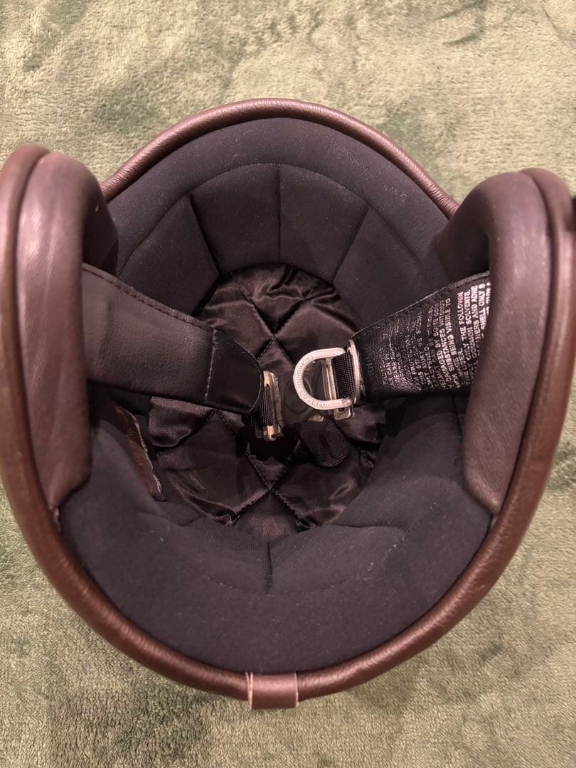 ⭐︎on⭐︎ SHM ブラウン ジェットヘルメット