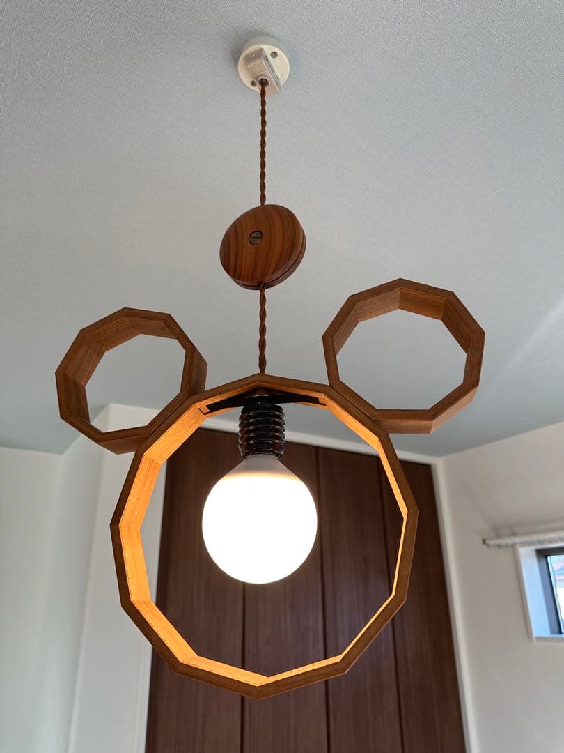 unico ミッキーペンダントライト&コードリール - メルカリ