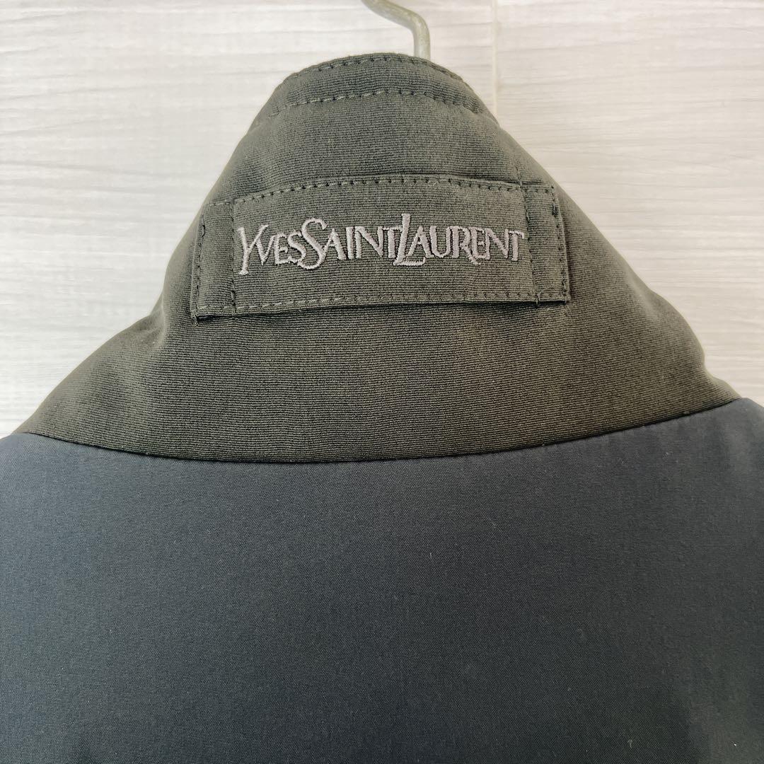 プ*で様 イヴサンローラン　ヴィンテージ　スタンドカラー　ジャケット　M メンズ