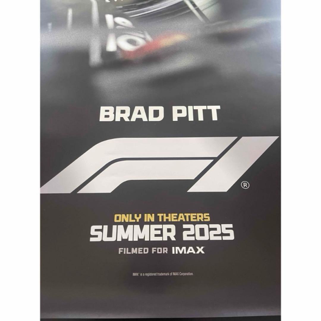 新品/非売品*F1 エフワン ブラッドピット IMAX オリジナル映画ポスター