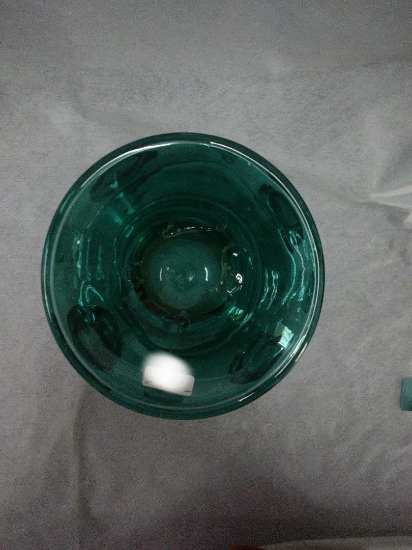 マヨルカガラス花瓶スペイン吹きガラス美術民藝工芸品アンティーク