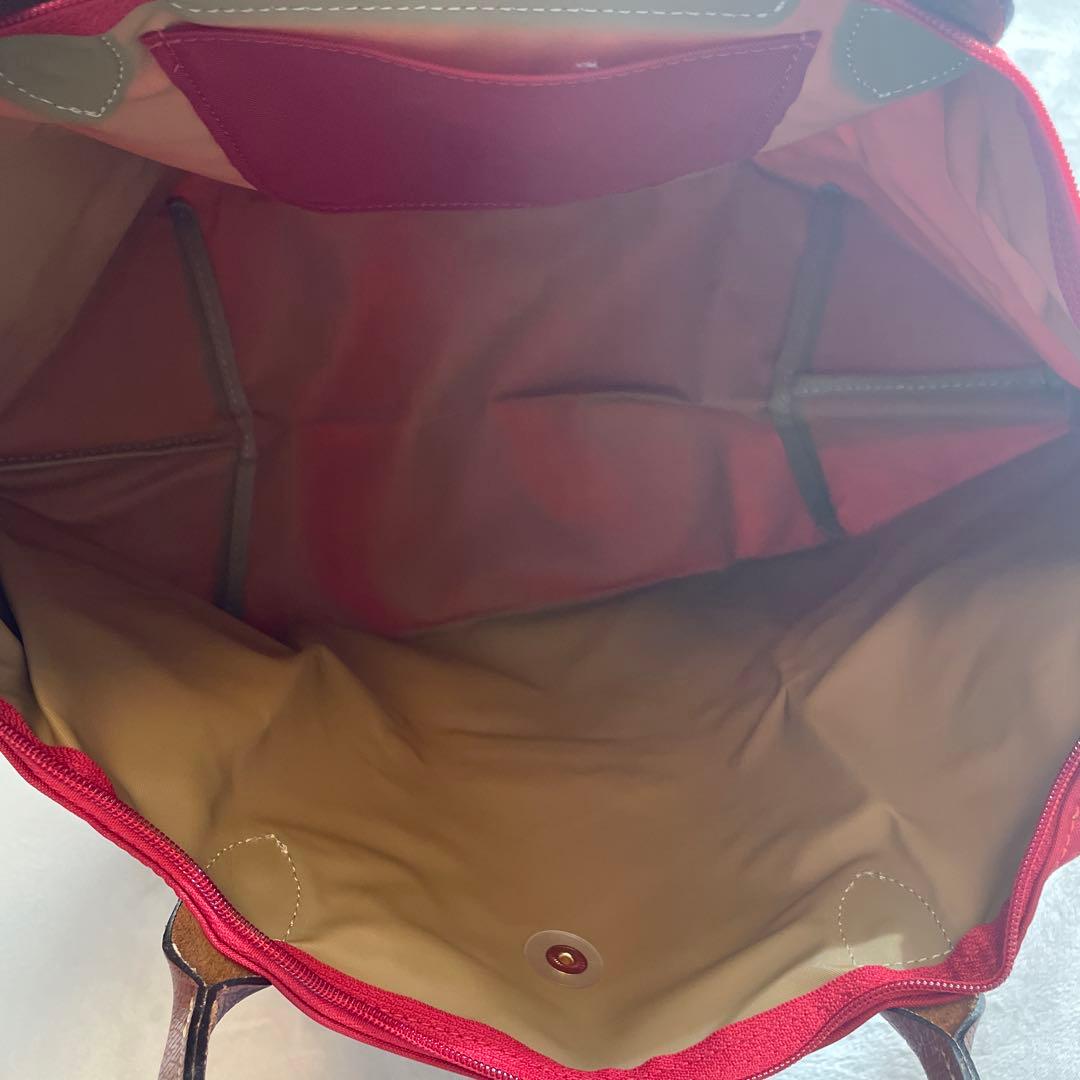 LONGCHAMP エッフェル塔 ル・プリアージュ　赤