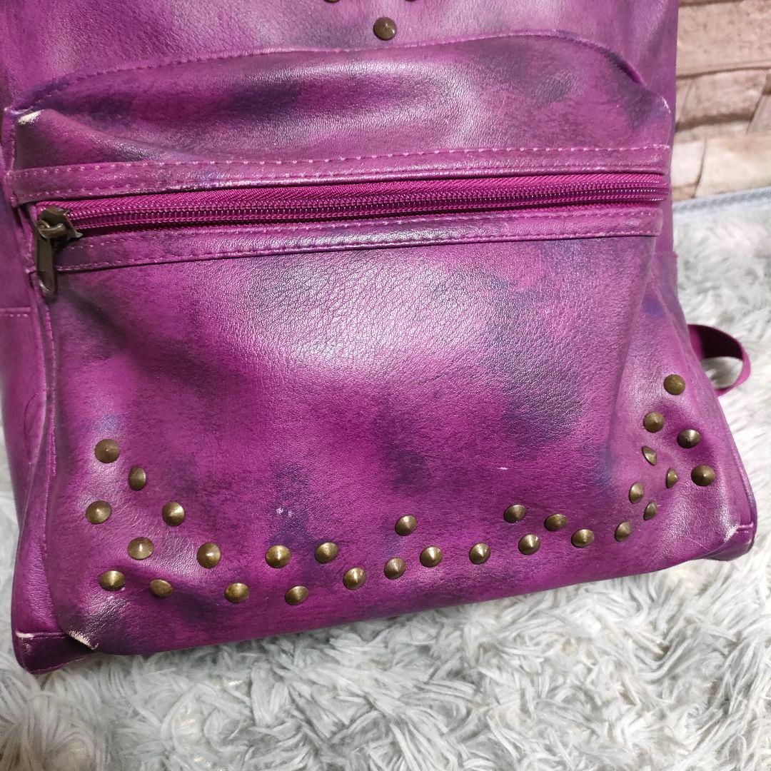 ディズニーストア ディセンダント バックパック　ヴィランズ　マル　リュック　紫