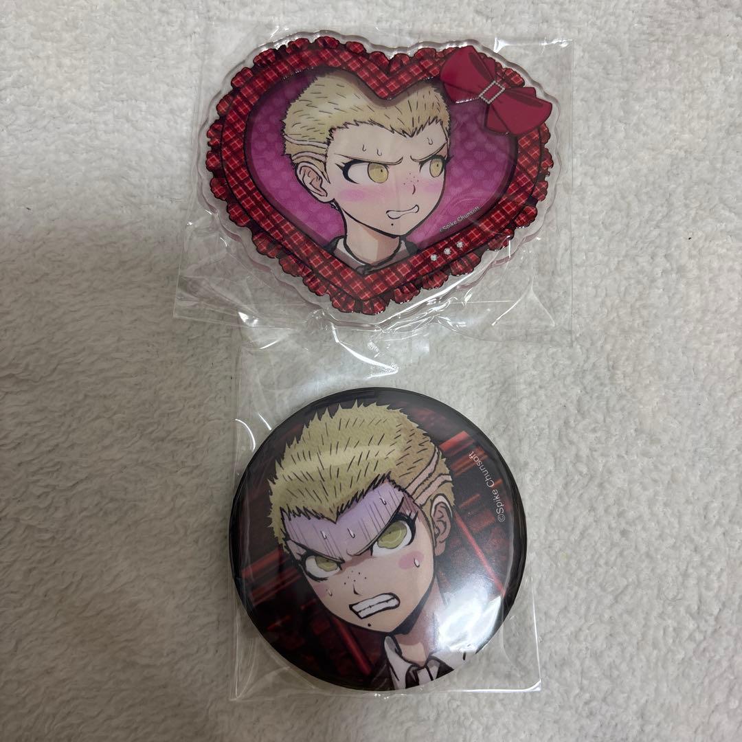 ダンガンロンパ 九頭龍 ハートアクリル 缶バッジ - メルカリ