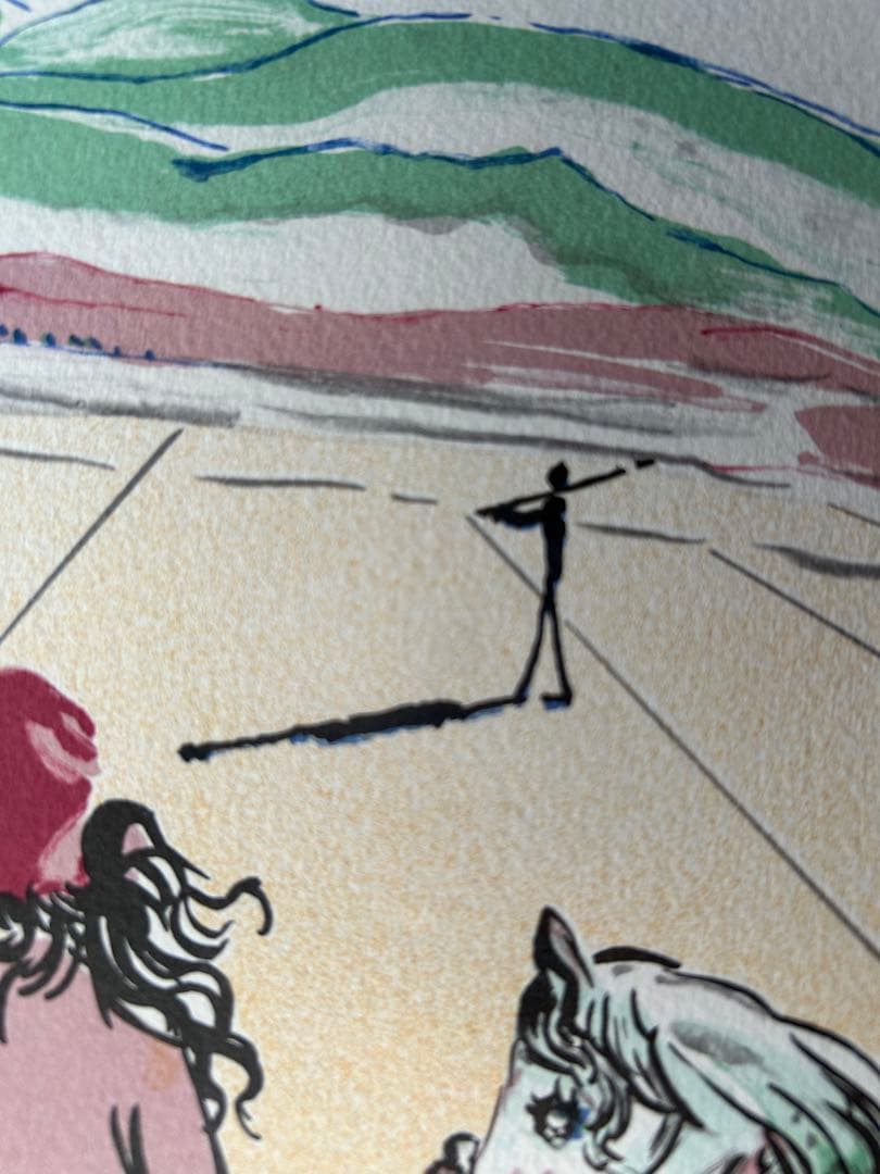 サルバドール・ダリ リトグラフ 「知恵への道」 1978年作品 ダリ直筆