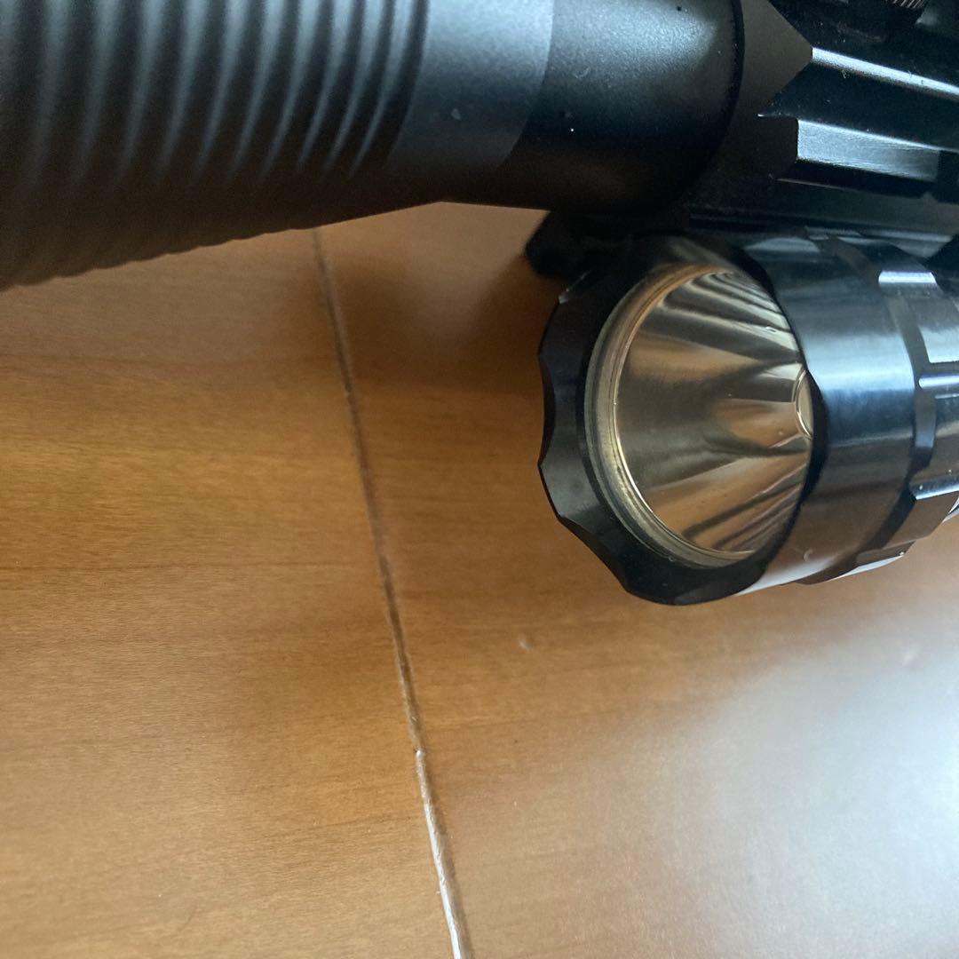 4-12x50トリプルレール ライフルスコープ＋ドットサイト＋高輝度LEDライト
