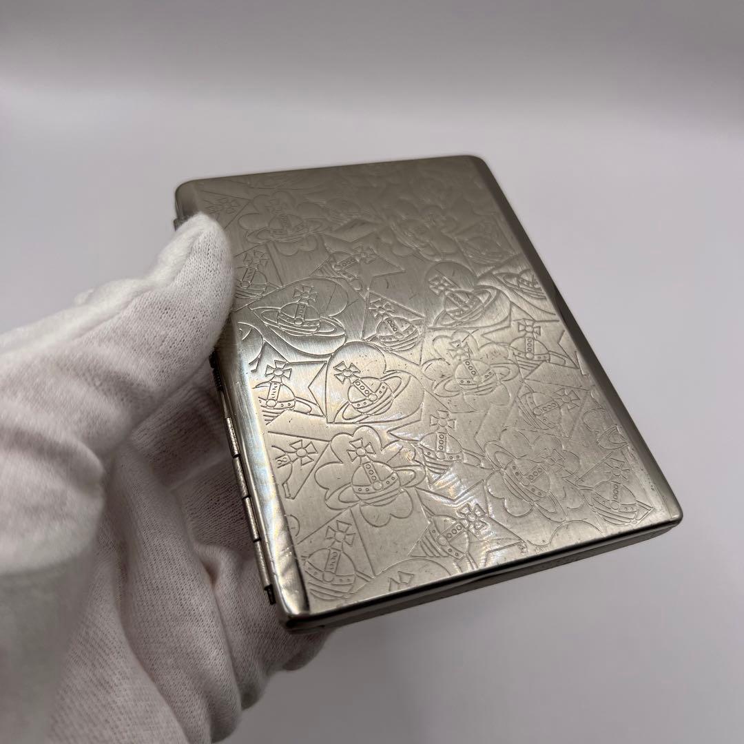 【廃盤】 vivienne westwood シガレットケース　シルバー　オーブ