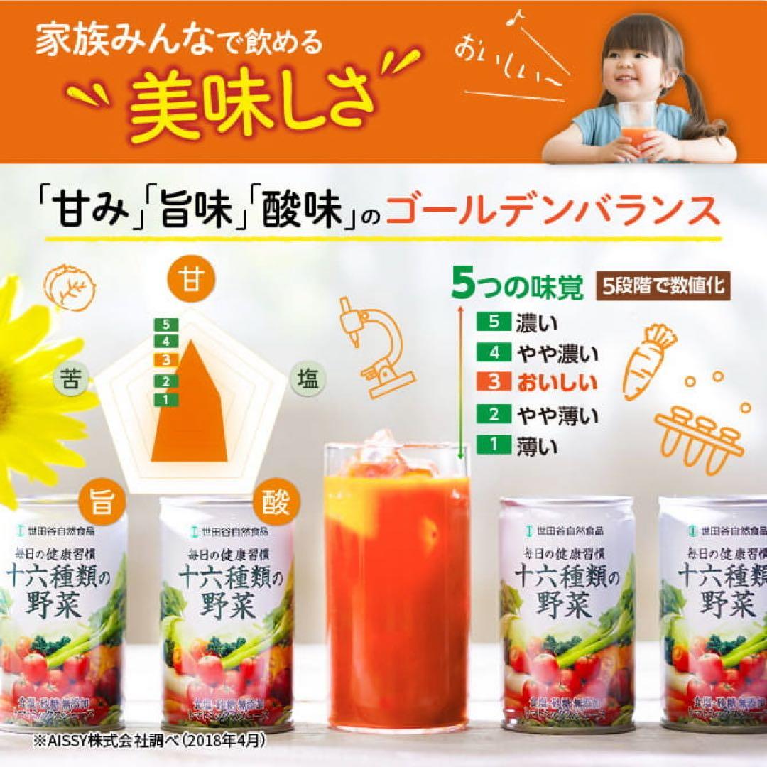 ゴルファーさん用 世田谷自然食品　十六種類の野菜ジュース　30本セット