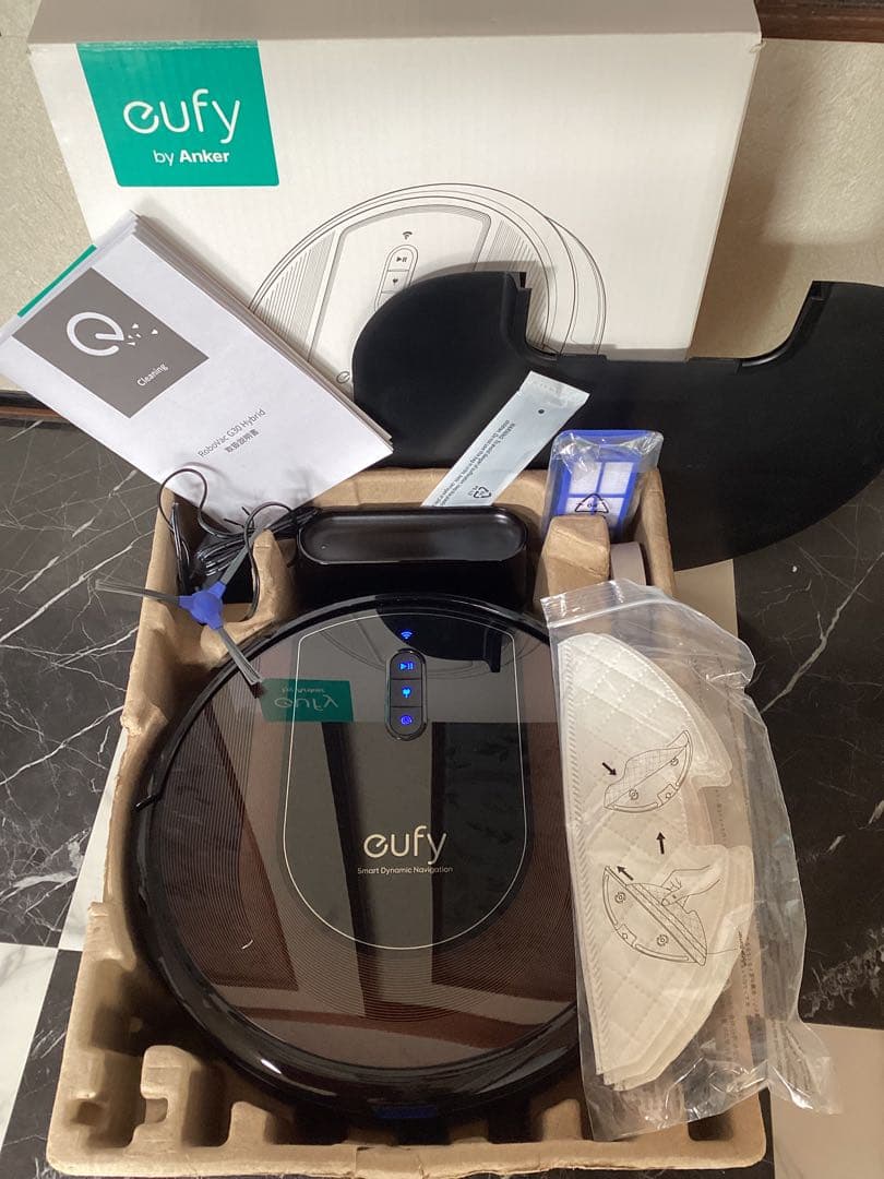 Eufy RoboVac G30 Hybridロボット掃除機水拭き ブラック - メルカリ