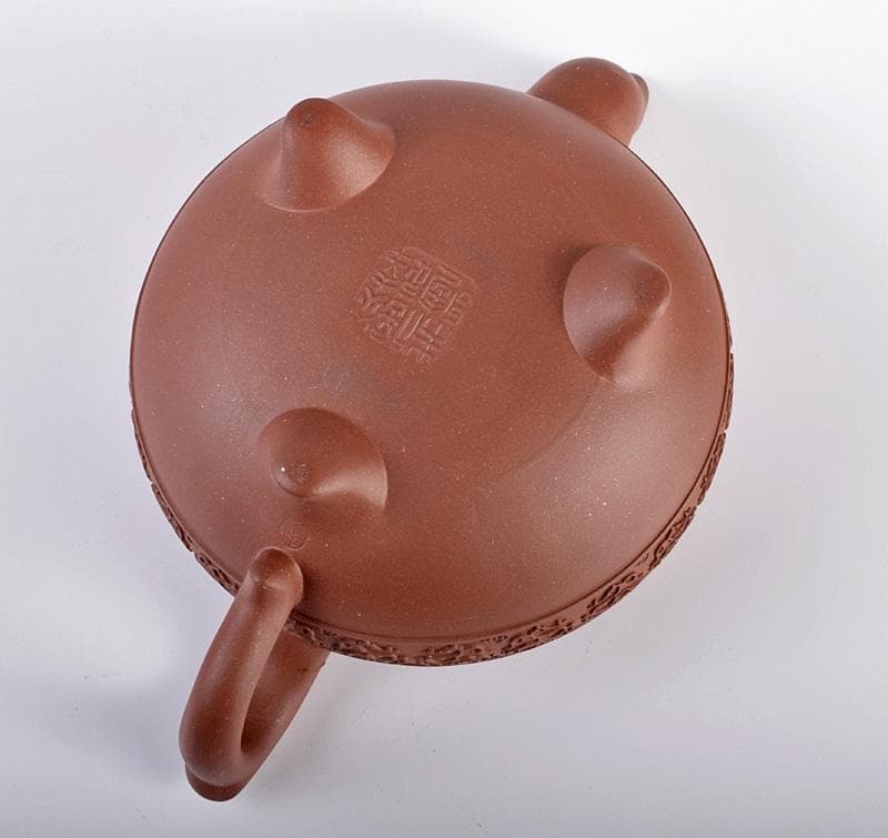 錦雲軒 稲葉七宝 玉形耳付古代文 七宝香炉 茶道具 香道具