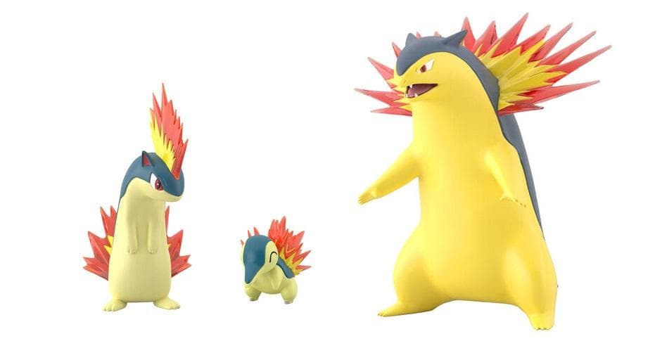 ヒノアラシ＆マグマラシ＆バクフーン ポケモンスケールワールド