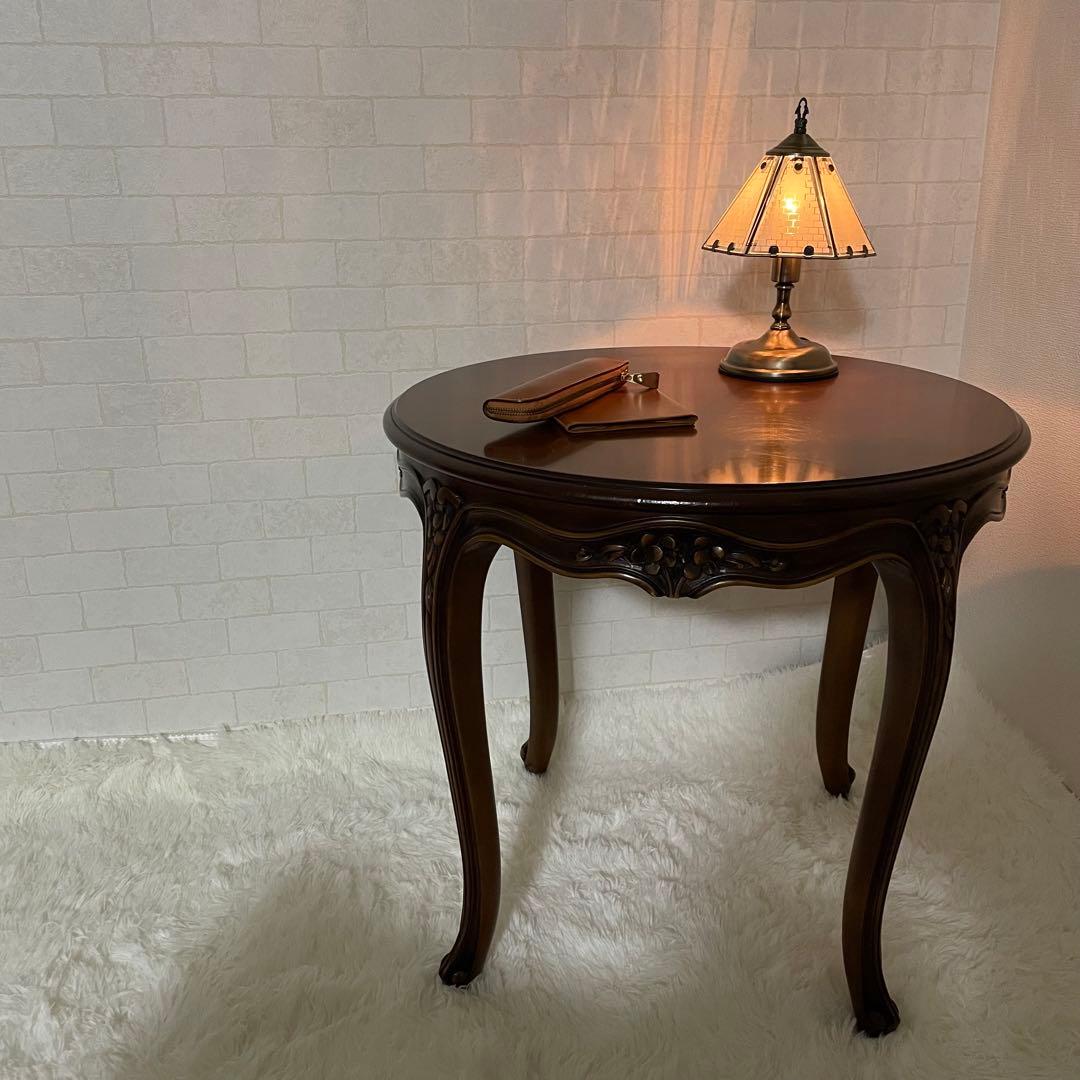 カリモク ドマーニシリーズ GMGH520○ / ルイ15世 丸型サイドテーブル