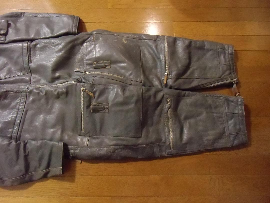 BWドイツ軍/連邦軍＊１９５９年製＊官給品＊空軍＊革/レザー飛行服（実物）