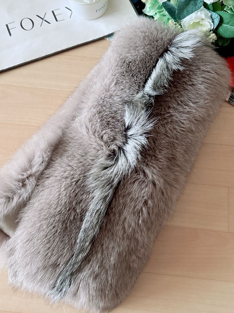 新品同様！ルネフォックスファーマフラー foxey フォクシー