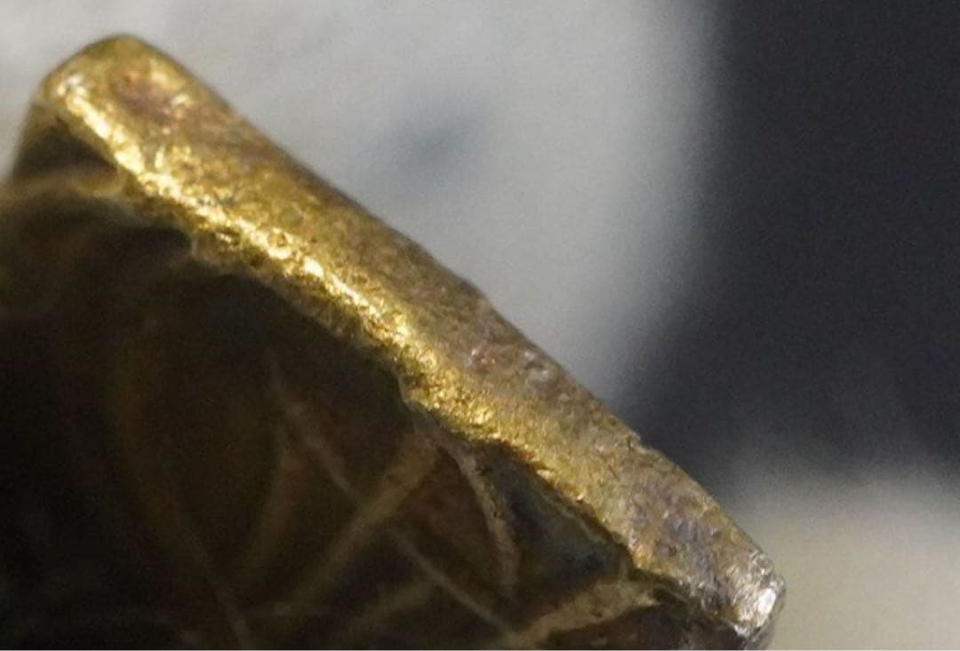 本物保証】日本貨幣 天保二朱判金 約1.62g 天保3年~