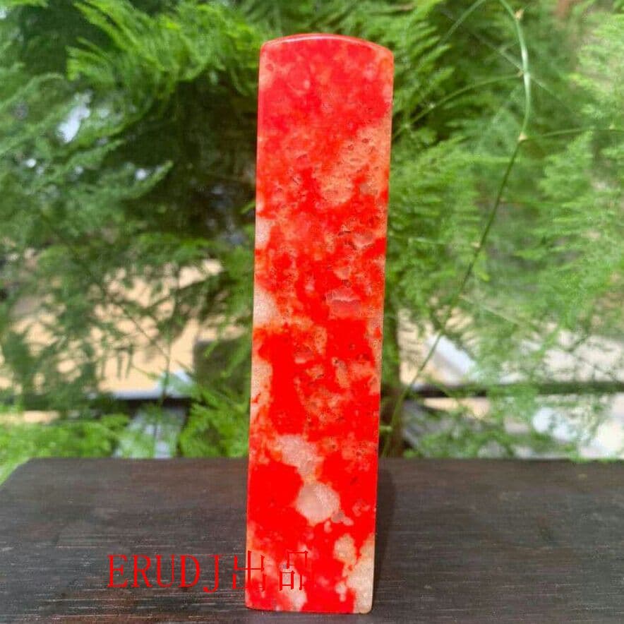 希少天然石 鶏血石 老坑 石印材素章2