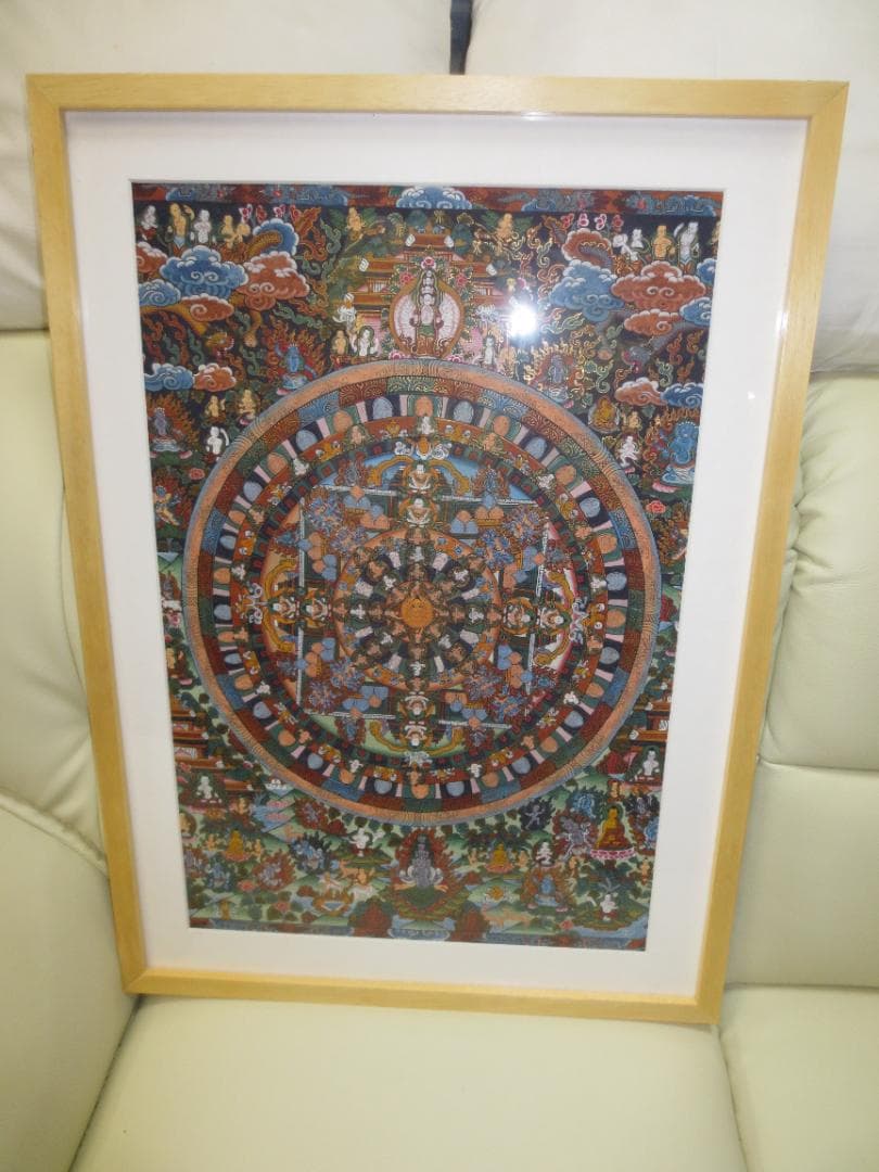 チベット密教・綿布仏画・仏教美術・仏教絵画】手書き/手描き