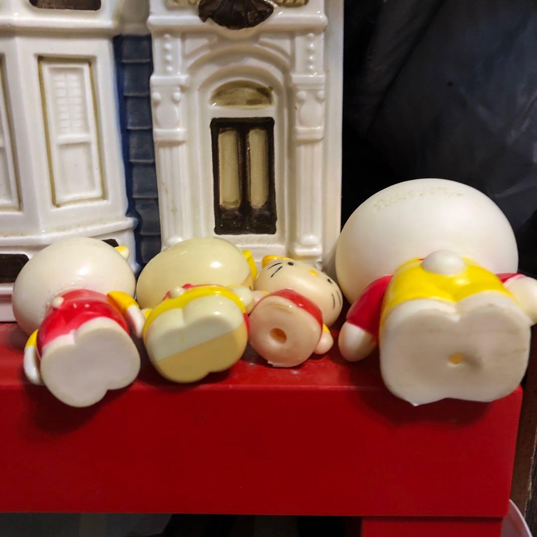 中古ハローキティちゃんの双子のミミィちゃんセットフィギュア♥ソフビ♥マスコット等