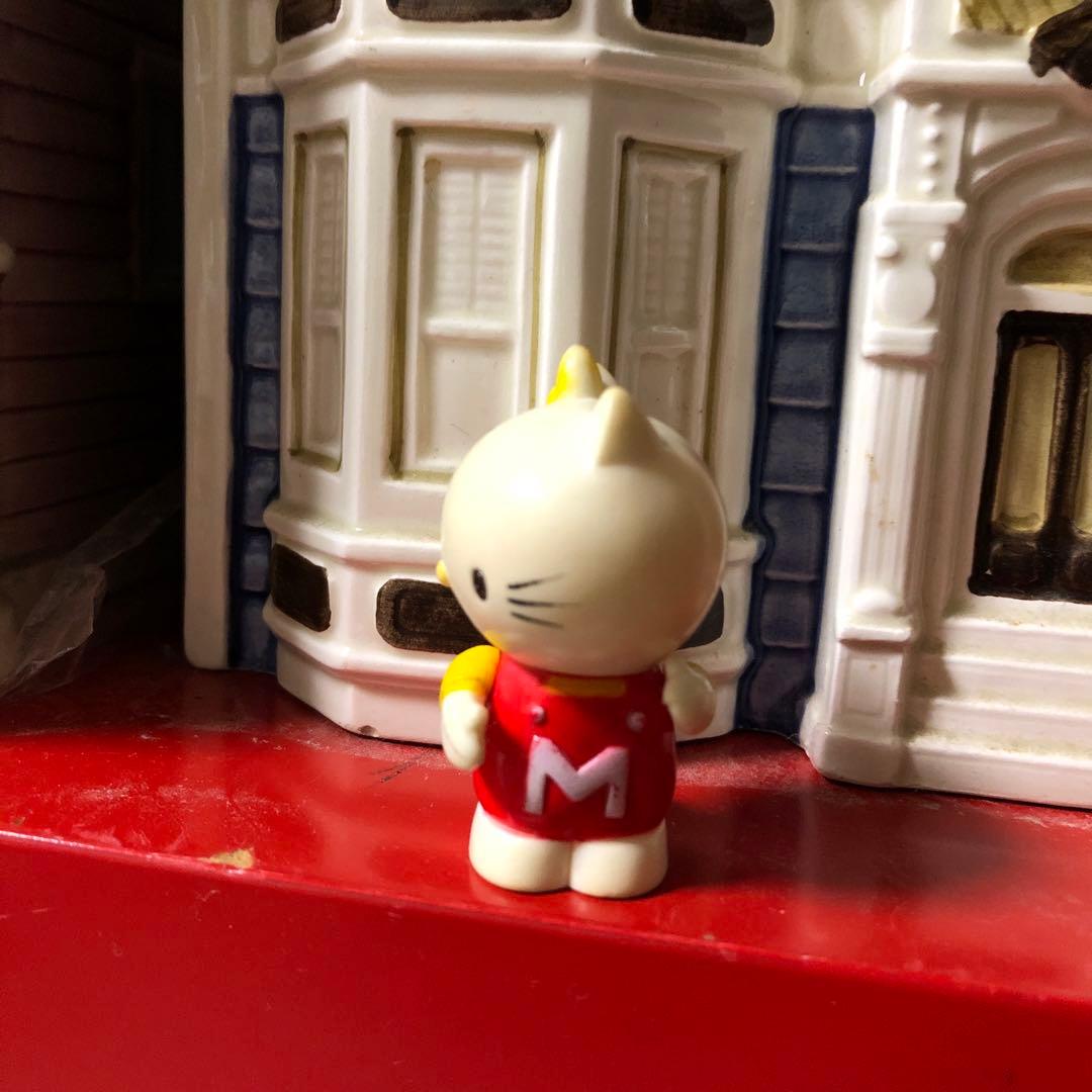 中古ハローキティちゃんの双子のミミィちゃんセットフィギュア♥ソフビ♥マスコット等