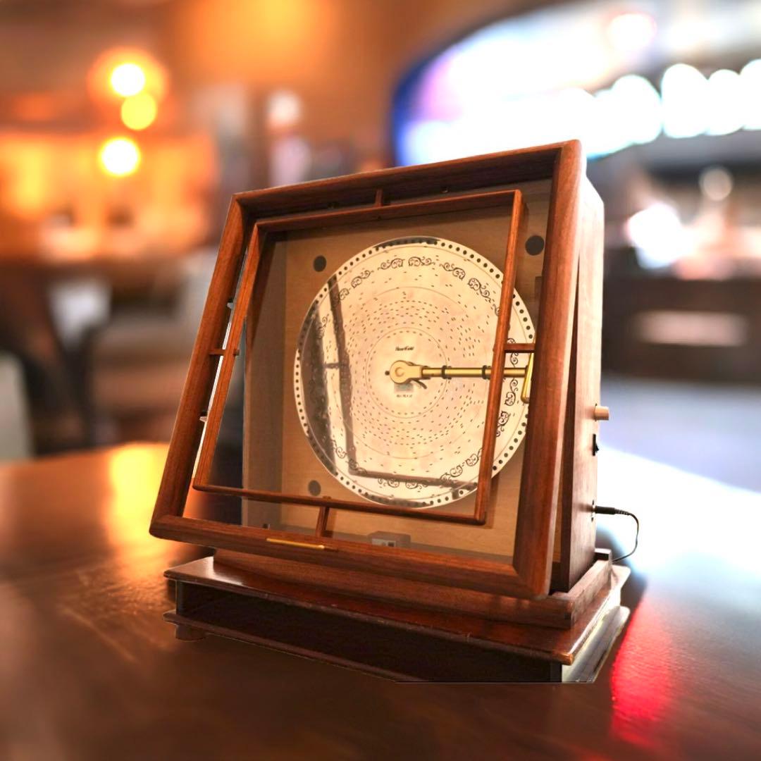 45弁 縦置き型ディスクオルゴール(本体)オーダーメイドディスク5枚付