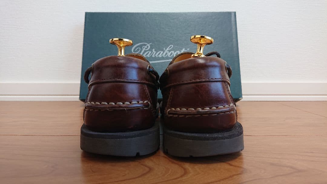 John Paraboot ブラウン デッキシューズ MALO 6.5