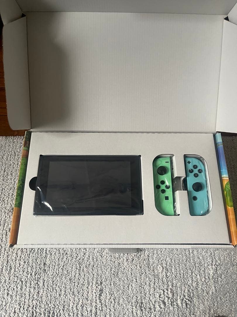 だ*く様 あつまれどうぶつの森　switch本体　ケース付き(付属品全てあり)