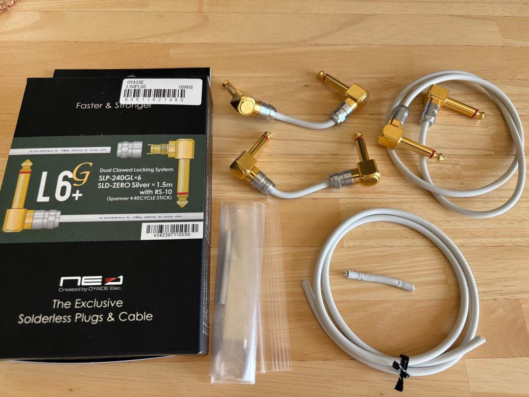オヤイデ OYAIDE L6G+ ソルダーレスケーブル L6G+ ソルダーレスケーブルキット