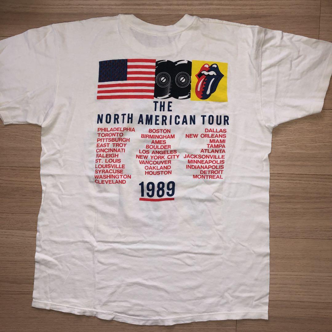 The Rolling Stones 1989北米ツアー記念Tシャツ