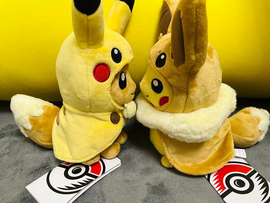 イーブイピカチュウ♡ピカチュウイーブイ ぬいぐるみ セット