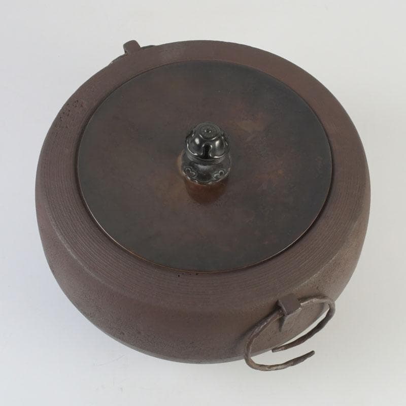 茶道具 釜師 畠春斎作 肩糸目 廣口釜 共布共箱 V 9865A - メルカリ