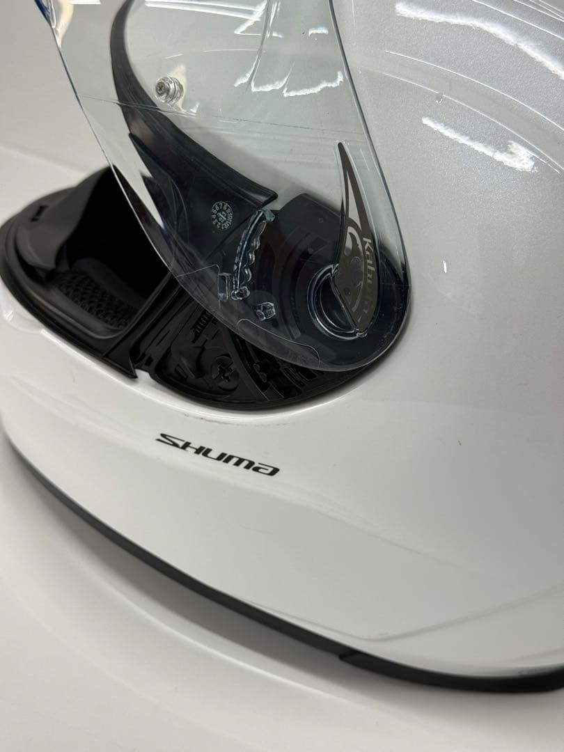 てっつぁんKabuto フルフェイスヘルメット ホワイト