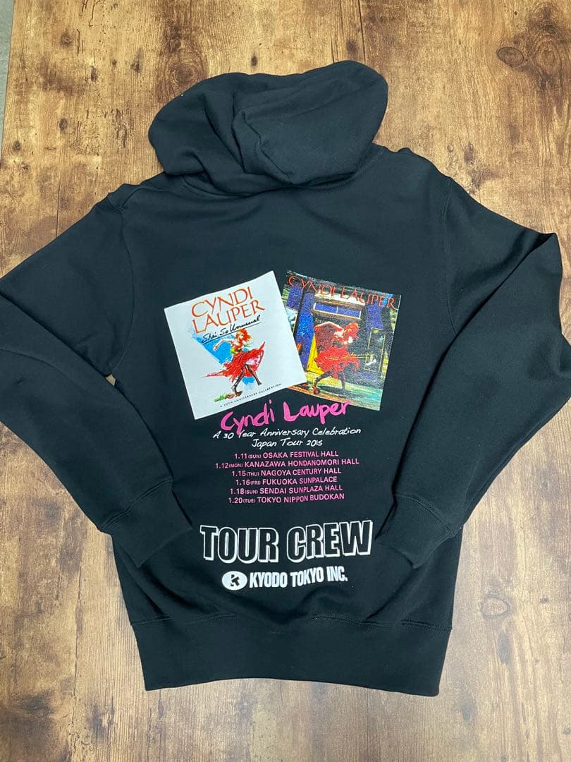非売品CYNDI LAUPER シンディローパー スタッフ パーカー S